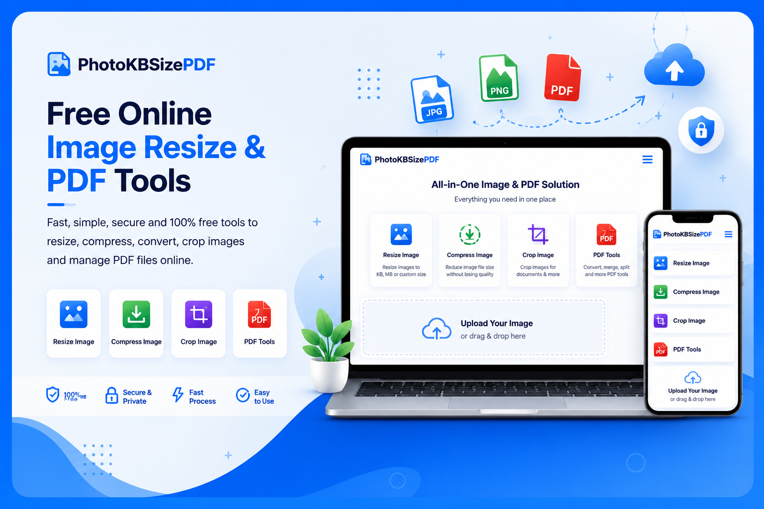 About PhotoKBSizePDF Free Image Resize Tools